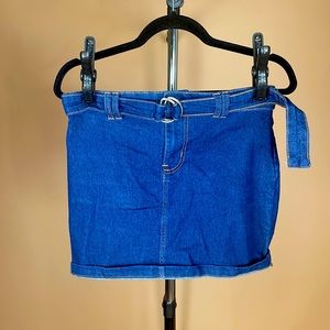 Pretty Little Thing- Dark blue Jean Skirt 4